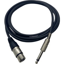 Rhn SXJD3 Enstrüman Kablo Mono Jak - XLR Dişi 3 Metre