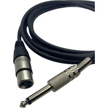 Rhn SXJD3 Enstrüman Kablo Mono Jak - XLR Dişi 3 Metre