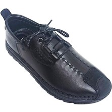 Bags Shoes James Franco JF-9860 Erkek  Deri El Saraç Dikişli Ultra Comfort Esnek Taban  Günlük Ayakkabı