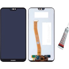 SDT Huawei  P20 Ekran Dokunmatik Çıtalı (Siyah) B7000 Yapıştırıc