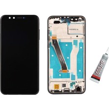 SDT Huawei Honor 9 Lite Ekran Dokunmatik Çıtalı (Siyah) B7000 Yapıştırıcı