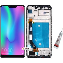 SDT Huawei Honor 8c Ekran Dokunmatik Çıtalı (Siyah) B7000 Yapıştırıcı