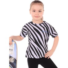 Toontoy Kız Çocuk Baskılı Tişört