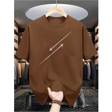 Woodroffe Erkek Uçak Grafiklı T-Shirt Yeni Sezon Oversize Salaş