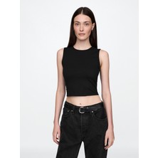 Gap Kadın Siyah Örme Jersey Atlet