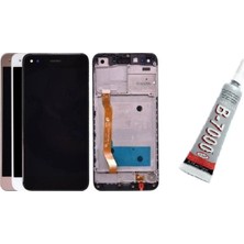 SDT Huawei  P9 Lite Mini Ekran Dokunmatik Çıtalı (Siyah) B7000 Yapıştırıcı