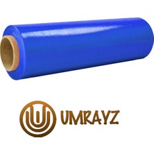 Umrayz Net 50 Metre 23 Mic Kalın Mavi Eşya Mobilya Sarma Koruma Ambalaj Streci