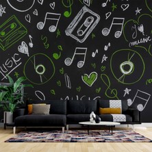 Plak Kaset Nota Duvar Kağıdı