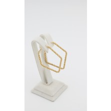 Xupıng Jewelry 14 Ayar Altın Kaplama,üçgen Küpe