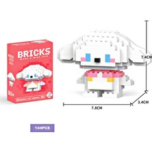 DEK Toy Store Bricks Pochacco ve Cinnamoroll 2'li Set 3D Yapı Taşları LEGO Hobi