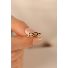 ÇGK KUYUMCULUK  Sonsuzluk Çıtır Altın Yüzük CGKYZK0340