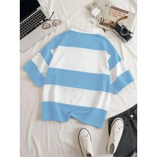 Risil-Nu Company Erkek ve Kadın Yarım Fermuarlı Polo Yaka Oversize T-Shirt - Harry Potter Evleri Tasarımlı