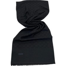 Aker Elegance Monogram Siyah Şal 1090100-911