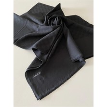 Aker Elegance Monogram Siyah Şal 1090100-911