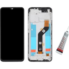 SDT Infinix HOT10S Ekran Dokunmatik Çıtalı (Siyah) B7000 Yapıştırıcı