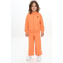 Toontoy Kız Çocuk Nakışlı Eşofman Takım