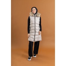 Tuğba Ergül 1804 Kadın Dolgu Yelek Taş