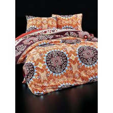 Majeste Exclusive %100 Pamuk Akfil Tek Kişilik Nevresim Takımı Otantik -7411B-T
