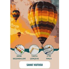 Sayılarla Boyama & Hobi Seti - Fırça Boya Duvara Asma Aparatı Dahil 40X50 Tablo
