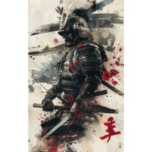 Samurai Kanvas Tablo
