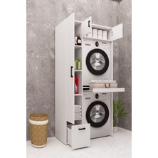 Demirbal Mobilya Mdf Çamaşır Makinesi Dolabı Kurutma Makinesi Dolabı