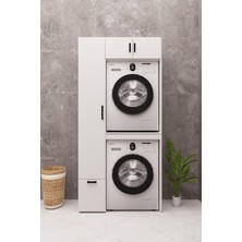 Demirbal Mobilya Mdf Çamaşır Makinesi Dolabı Kurutma Makinesi Dolabı
