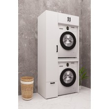 Demirbal Mobilya Mdf Çamaşır Makinesi Dolabı Kurutma Makinesi Dolabı