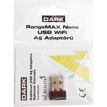 Dark RangeMax Nano 150Mbps 802.11b/g/n Kablosuz Ağ Adaptörü (DK-NT-WDN150NAN5)