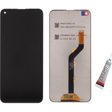 SDT Infinix Hot9 Ekran Dokunmatik Çıtalı (Siyah) B7000 Yapıştırıcı