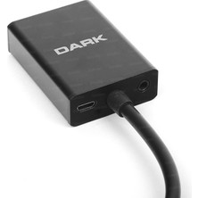 Dark Analog VGA ve SES - Dijital HDMI Dönüştürücüsü (DK-HD-AVGAXHDMI2)