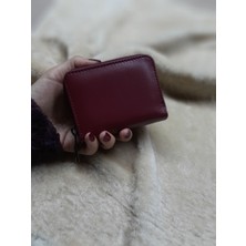 Yedideri Akordiyon Cüzdan Kartlık Unisex (Içi Kumaşlı  Deri)