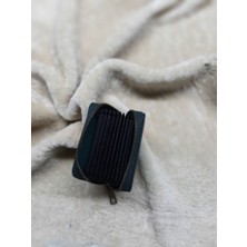 Yedideri Akordiyon Cüzdan Kartlık Unisex (Içi Kumaşlı  Deri)