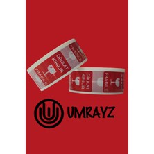 Umrayz 3 Adet Dikkat Kırılır Etiketli Bant 45 mm x 100 m Hotmelt Koli Bandı