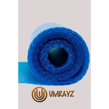 Umrayz 50 cm x 50 m 100 gr Üç Kat Kalın Mavi Renkli Balonlu Pat Pat Naylon