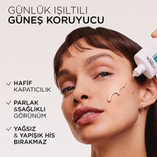 L'oréal Paris Bright Reveal Spf 50+  Renkli Fluid Günlük Yüz Güneş Kremi 50 ml - Light