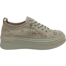 Guja Bej Kadın Triko Neaker Spor Ayakkabı