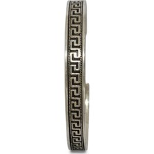 G&A Jewels Sonsuz Yol - 925 Ayar Gümüş Erkek Kelepçe Bileklik