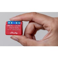 Teknoroket Shelly Plus 1pm Mini Gen3 1 Kanallı Enerji Ölçer Akıllı Ev Anahtarı - Wifi & Bluetooth Kontrollü Röle (Android, Ios, Alexa & Google Uyumlu)