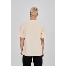 Autopsy Jeans Oversize Yazı Baskılı Bisiklet Yaka Tshirt