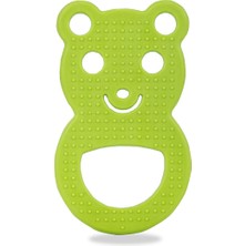 Mamajoo Yumuşak & Eğlenceli Diş Kaşıyıcı, Kolay Kavrama & Hassas Diş Etlerine Özel,  Yeşil Ayıcık, 1 Adet