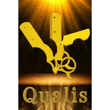 Qualis U4 Full Metal Ustura + F10 Fırça + Kase + 5 Adet Platinum Yaprak Jilet