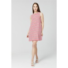 Home Store Çizgili Penye Elbise