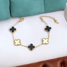 Hg.Aksesuar Kadın Sedef Taşlı Çelik Bileklik