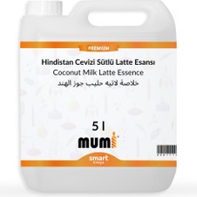 Premium Hindistan Cevizi Sütlü Latte Mum Esansı 5 Litre