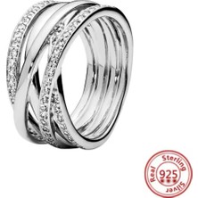 Poseidons Jewellery Gümüş Sarmaş Dolaş Yüzük