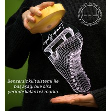 Sevgi Lambası Buz Pateni 3D LED Lamba – Artistik Buz Pateni Sporcusuna Özel Hediye, Buz Pateni Sporcu ve Antrenör Hediyesi