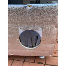 Narım Kedi Evi Kedi Yuvası Kedi Yatağı Isın ve Su Yalıtımlı 11 mm Osb ve 5 mm Yalıtım Malzemeli 100x40x40 cm