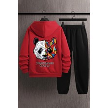 Uygun Tarz Unisex Panda Eşofman Takımı
