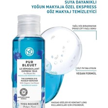 Yves Rocher Pur Bleuet Tüm Ciltler Çift Fazlı/yoğun Makyaja Özel Dinlendirici Göz Makyaj Temizleyici 200ML