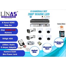 Linas 6 Kameralı Ahd Gecesi Renkli Sistem Herşey Dahil Set
